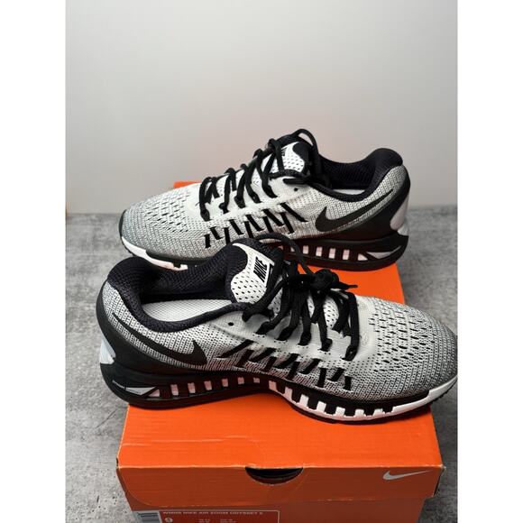 Nike Air Zoom Odyssey 2 Women's Size 9 White/Black Running Shoes (844546-100) - Picture 5 of 15